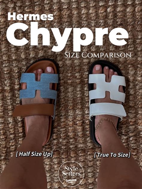 Hermes Chypre Sandals Sizing Comparison 